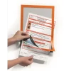 Skifteramme - selvklæbende A3 DURAFRAME® magnetisk med blå ramme - 2 stk.