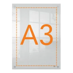 Skilt til montering - Nobo Akryl Premium Plus A3 - Vægmodel