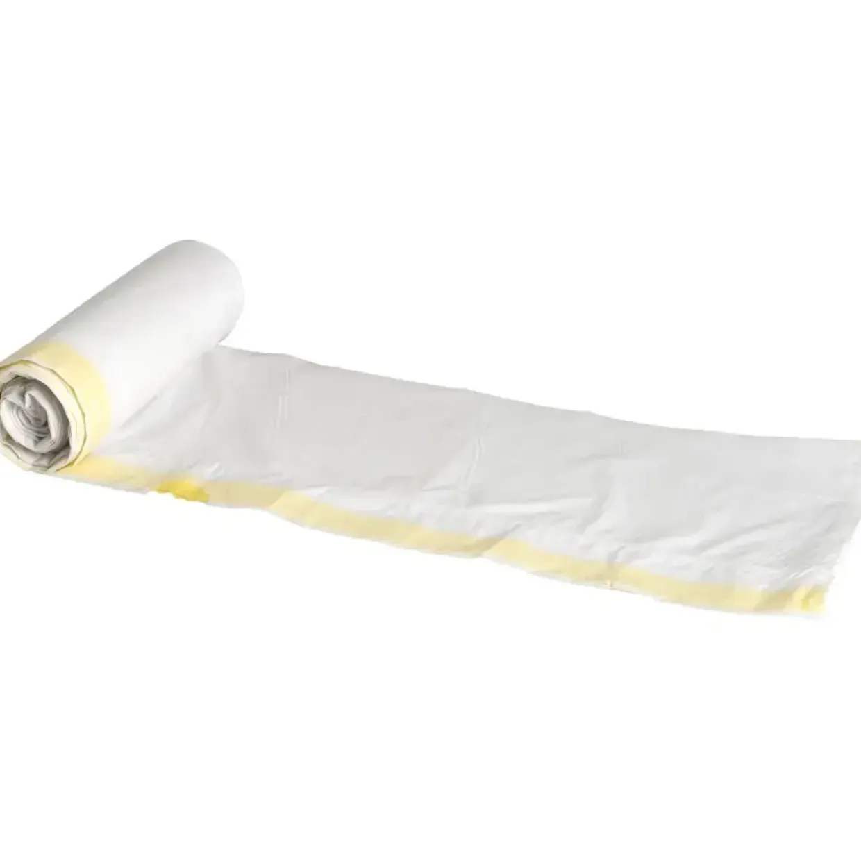 Sække hvid LDPE recycle 53x65cm - 40 L - 20 ruller á 25 sække