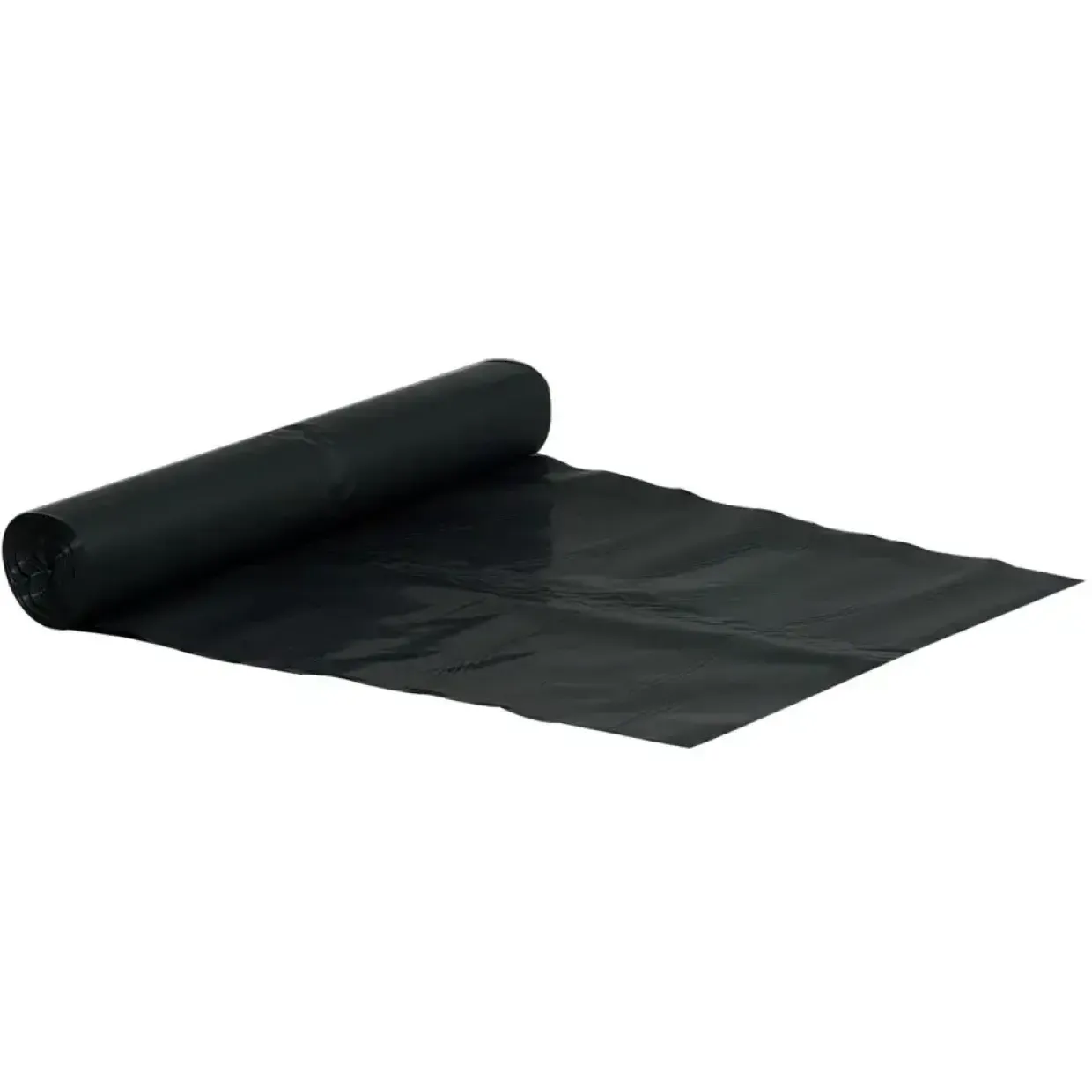 Sække LDPE sort 52 my 70x110 cm 100 L 10 stk pr rulle - 10 ruller