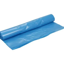 Sæk, 60 l, blå, LDPE/genanvendt, 55x103cm