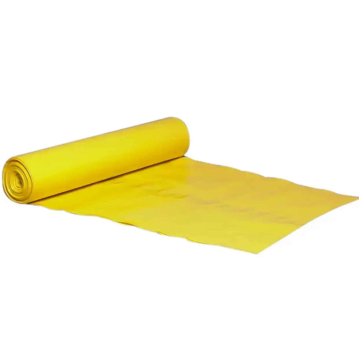 Sæk, 100 l, gul, LDPE/genanvendt, 72x112cm - 10 ruller