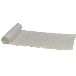 Sæk, 135 l, hvid, LDPE/genanvendt, 75x115cm - 6 ruller