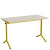 Skolebord - Atlas 1130 - 1200x600 mm - Lyddæmpende eg laminat - Gult stel