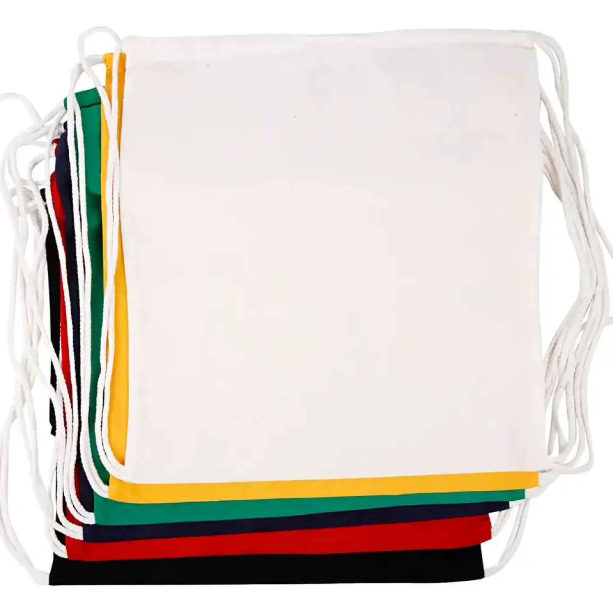 Skoposer - 100% bomuld - Snorelukning - 37 x 41 cm - 6 stk