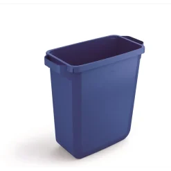 Skraldespand Durabin 60 Blå 60 liter - Firkantet spand