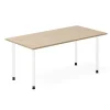 Skrivebord DNA, Eg 1600x800mm I-ben/Hvid