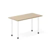 Skrivebord DNA, Eg 1200x600mm I-ben/Hvid