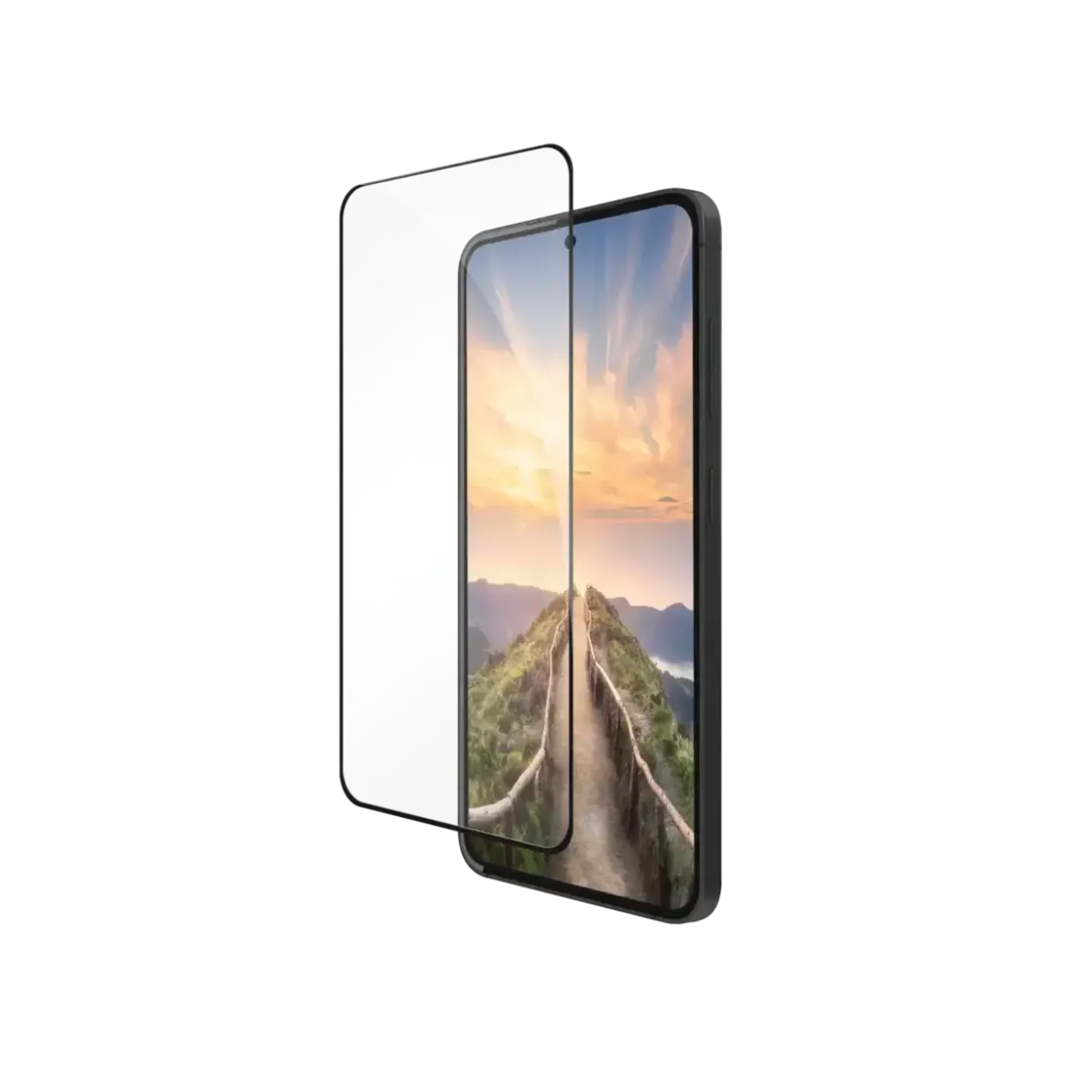 Skærmbeskyttelse - Dbramante1928 - eco-shield - Galaxy A36 - Black Edge