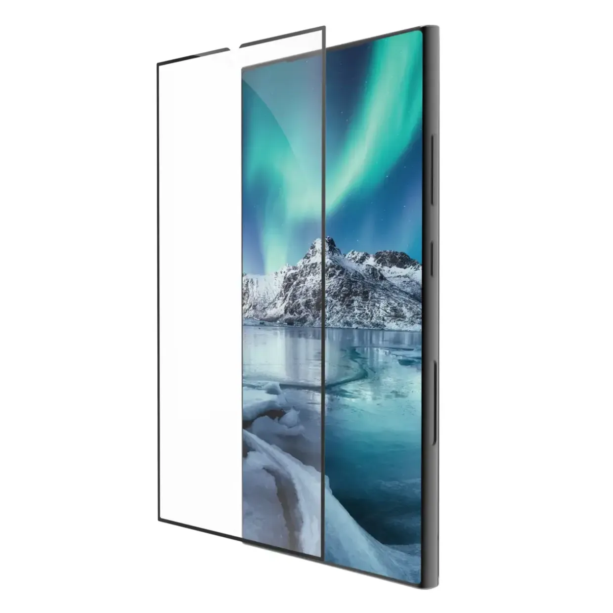 Skærmbeskyttelse - Dbramante1928 eco-shield - Sort kant - Galaxy S24 Ultra