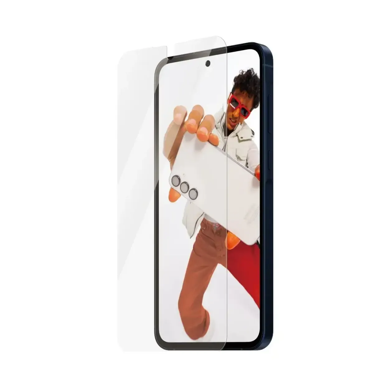 Skærmbeskytter - PanzerGlass SAFE - Galaxy A25 5G UWF - Gold Strength - Med Aligner