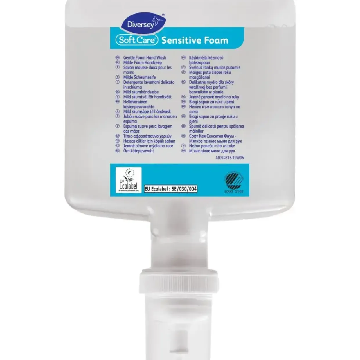 Skumsæbe, Diversey Soft Care Sensitive, 1,3 l, uden farve og parfume - 4 stk
