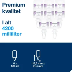 Skumsæbe Tork 525902 Luksus Mini S5 8x525ml