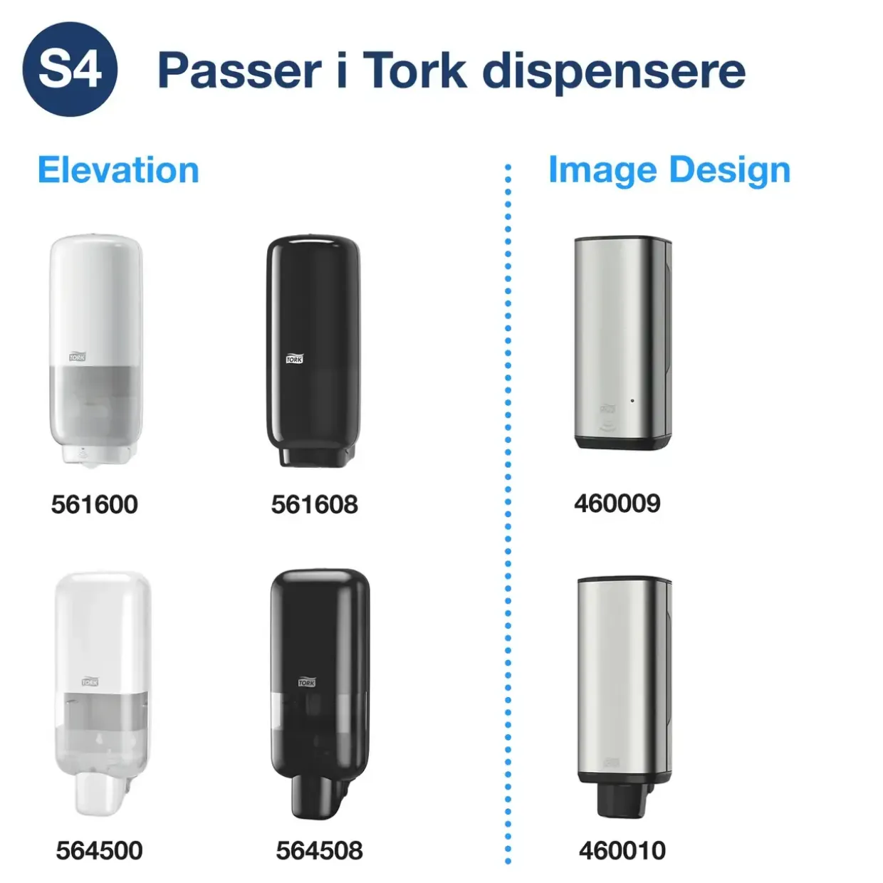 Skumsæbe Tork 520701 S4 Extra Mild Premium uparfumeret - 6 flasker á 1 liter