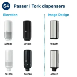 Skumsæbe Tork 520501 S4 Premium hvid Mild - 6 flasker á 1 liter