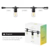 Smart lyskædeforlænger - Hombli Smart Outdoor Light String Extension - 5 m - Varm hvid - 10 pærer