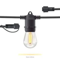 Smart lyskædeforlænger - Hombli Smart Outdoor Light String Extension - 5 m - Varm hvid - 10 pærer