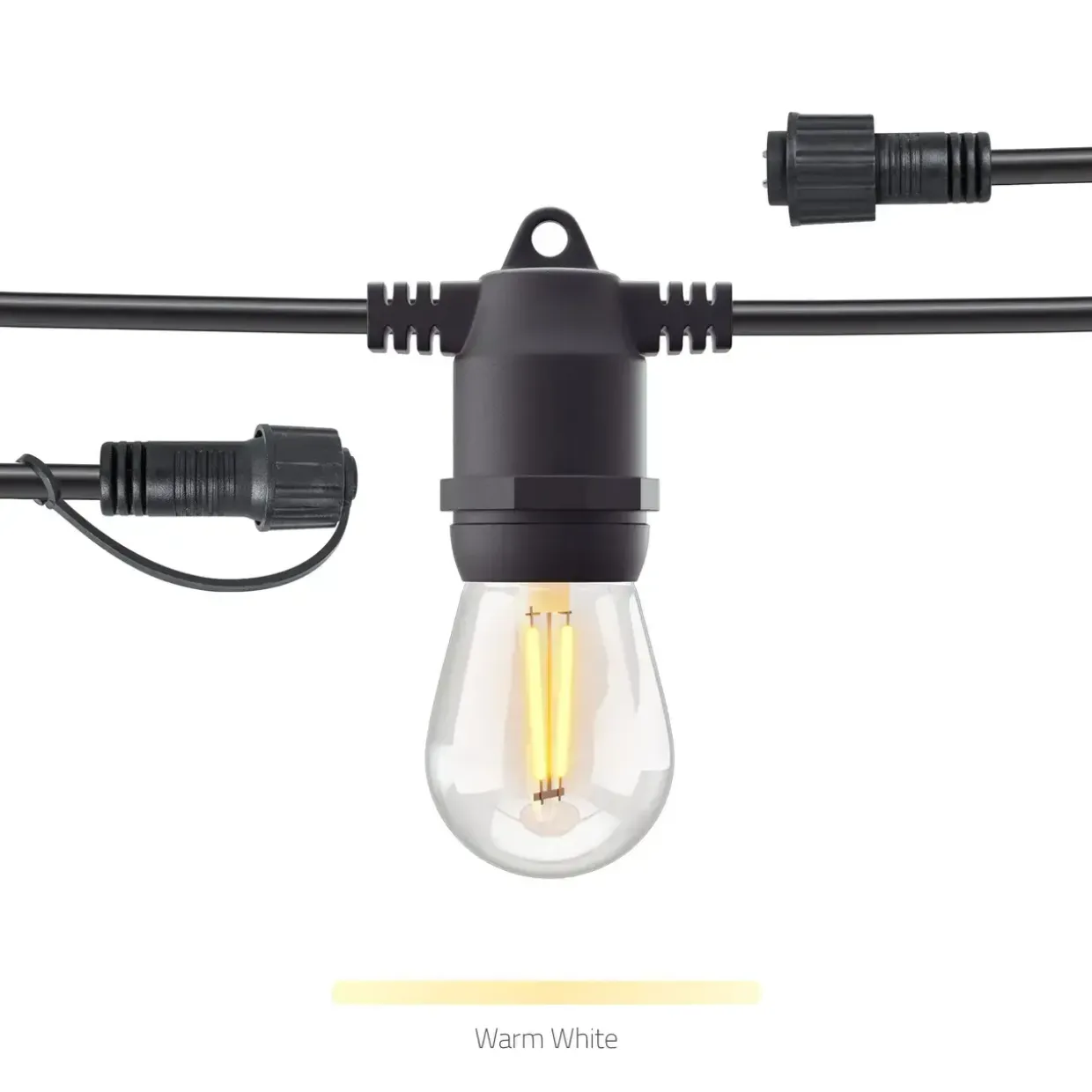 Smart lyskædeforlænger - Hombli Smart Outdoor Light String Extension - 5 m - Varm hvid - 10 pærer