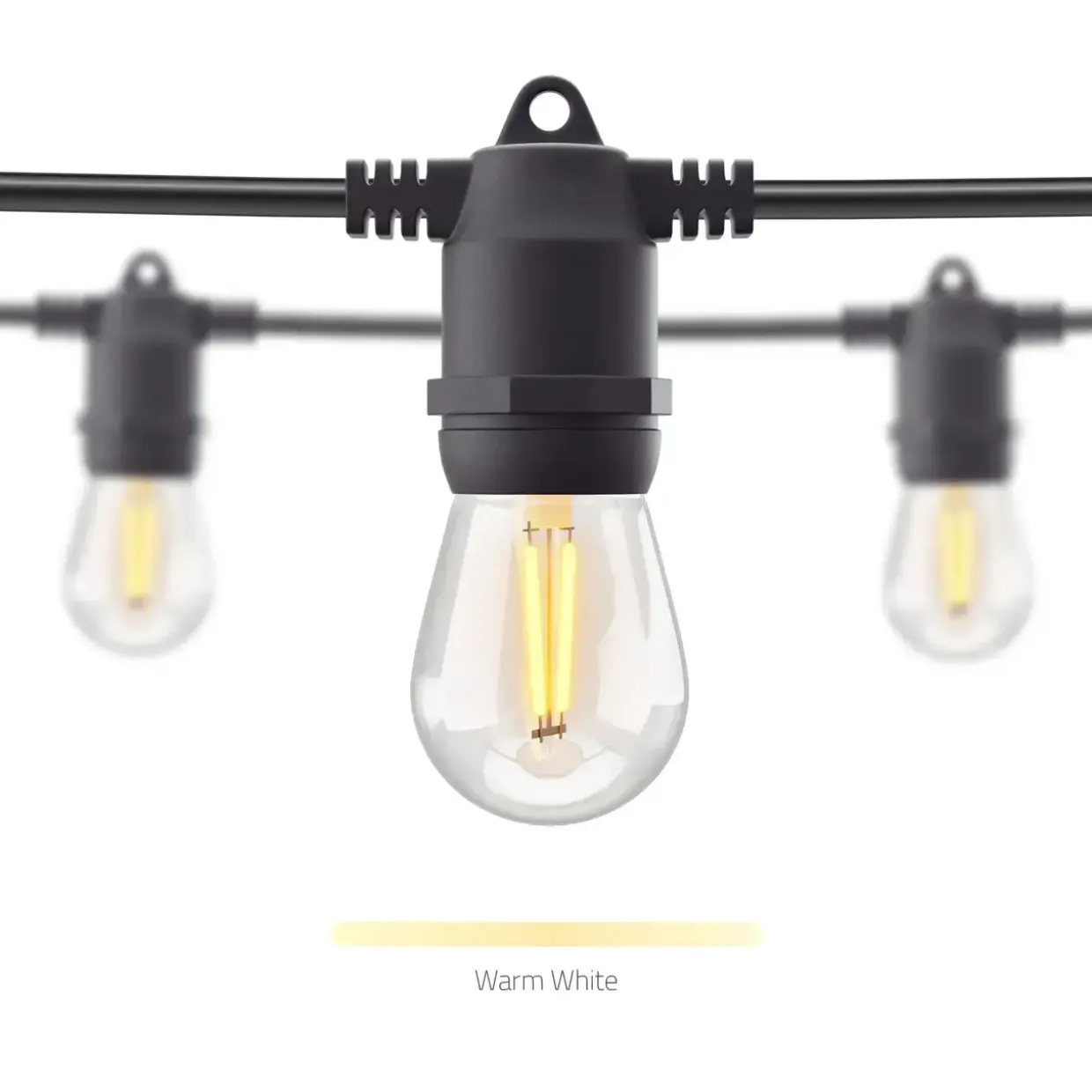 Smart lyskæde - Hombli Smart Outdoor Light String - 5 m - Varm hvid - 10 pærer