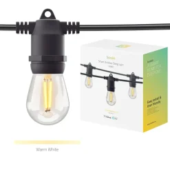 Smart lyskæde - Hombli Smart Outdoor Light String - 5 m - Varm hvid - 10 pærer