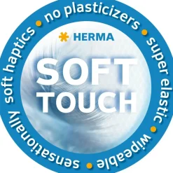 Små plastikposer med lynlås 23x11cm Herma - 10 stk