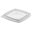 Snap-on låg, K 515201-1, 15,2x15,2x1cm, klar, APET - 600 stk