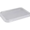 Snap-on låg 30x19,9x2,5cm transparent APET til ovnbakke - 272 stk