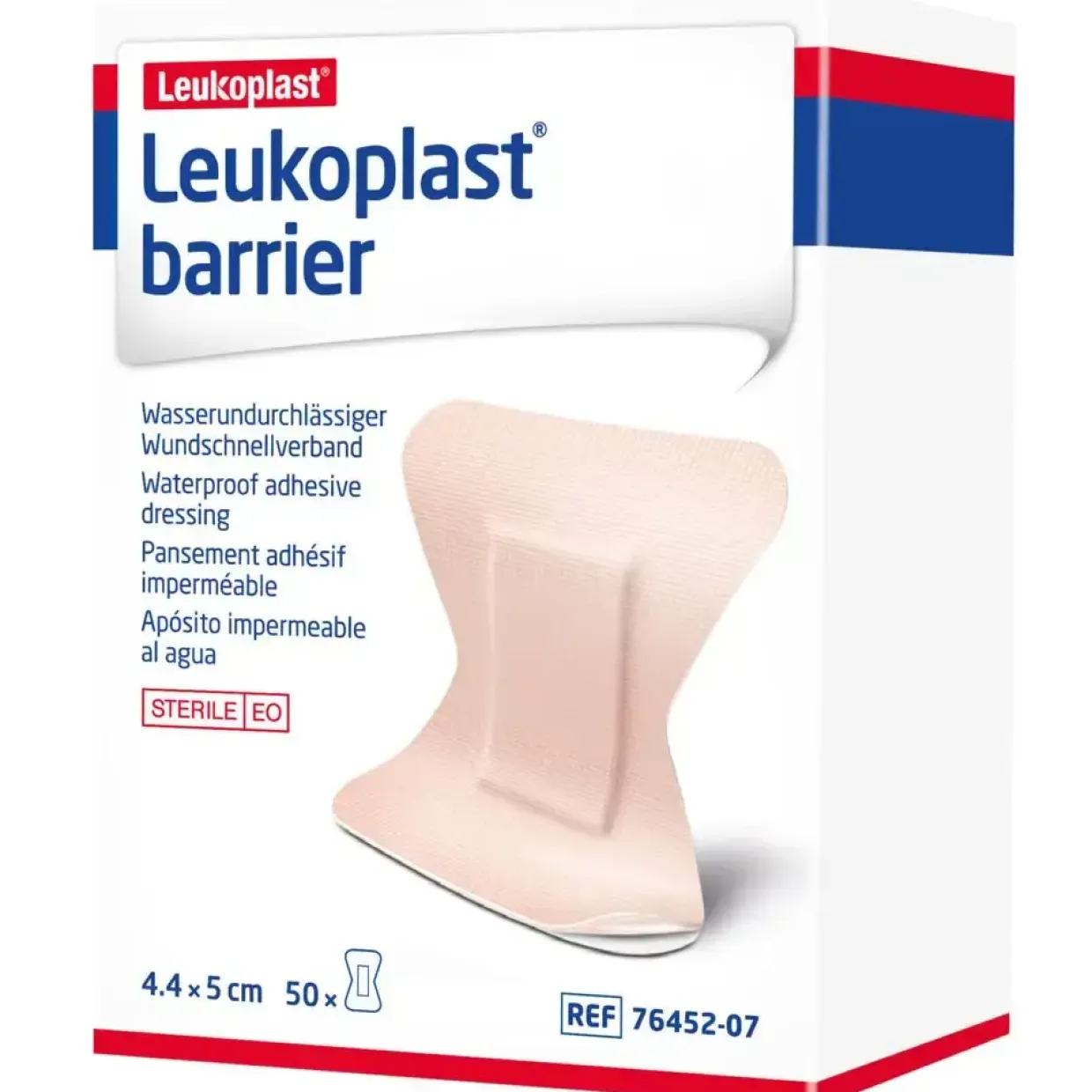 Sommerfugle plaster - Leukoplast Barrier Fingertip 5x4,4cm - Hudfarvet - 1 pakke