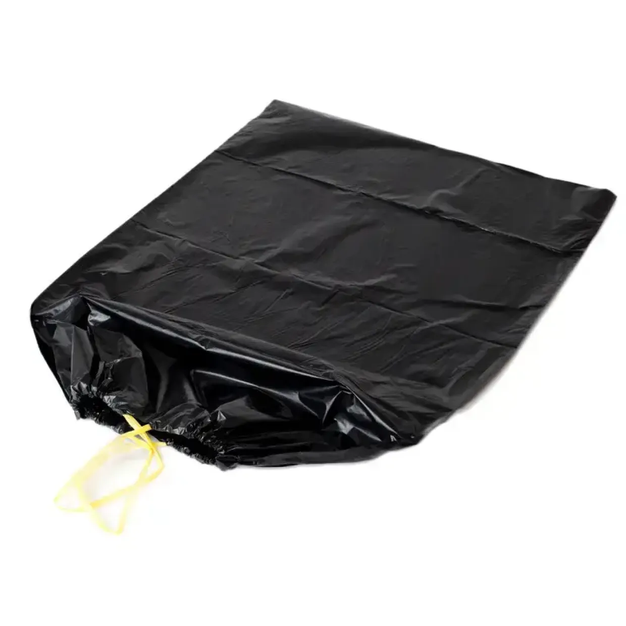 Sort Affaldssæk Luxus med snoretræk - 700 x 1100 mm - 10 ruller