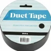 Sort gaffatape B: 38 mm - 25 meter