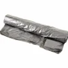 Spandepose 40ltr B500xL700mm 15my LDPE med Fals Kompakt Grå - 25 rl x 24 stk/krt