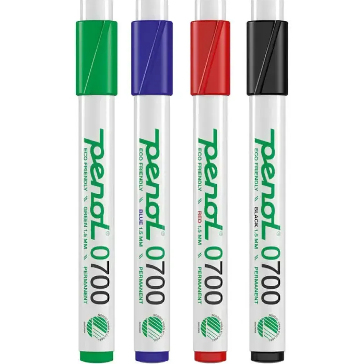 Sprittusch sæt Penol 0700 1,5mm rund spids - 4 stk