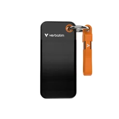 SSD - Verbatim Pocket 1TB - USB 3.2 Gen 2 - Sort/Orange
