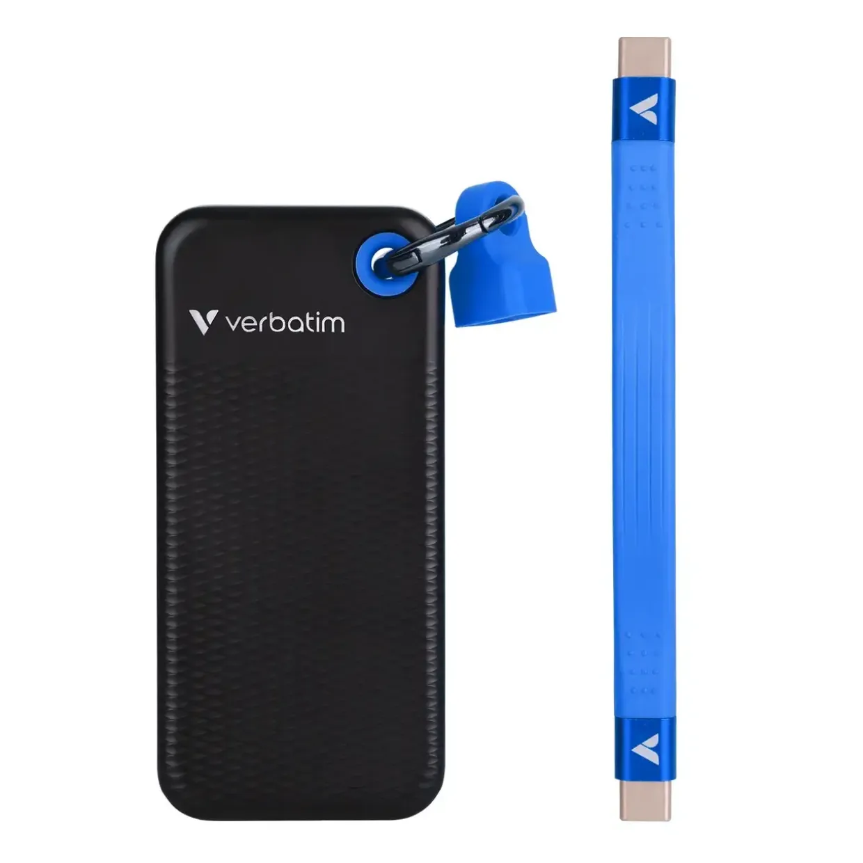 SSD - Verbatim Pocket 2TB - USB 3.2 Gen 2 - Sort/Blå