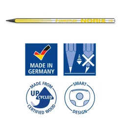 Staedtler Blyant Norix HB sæt grøn blister (4)