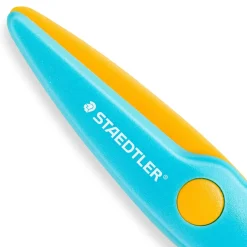 Staedtler Børnesaks Noris Junior 10cm lyseblå/gul