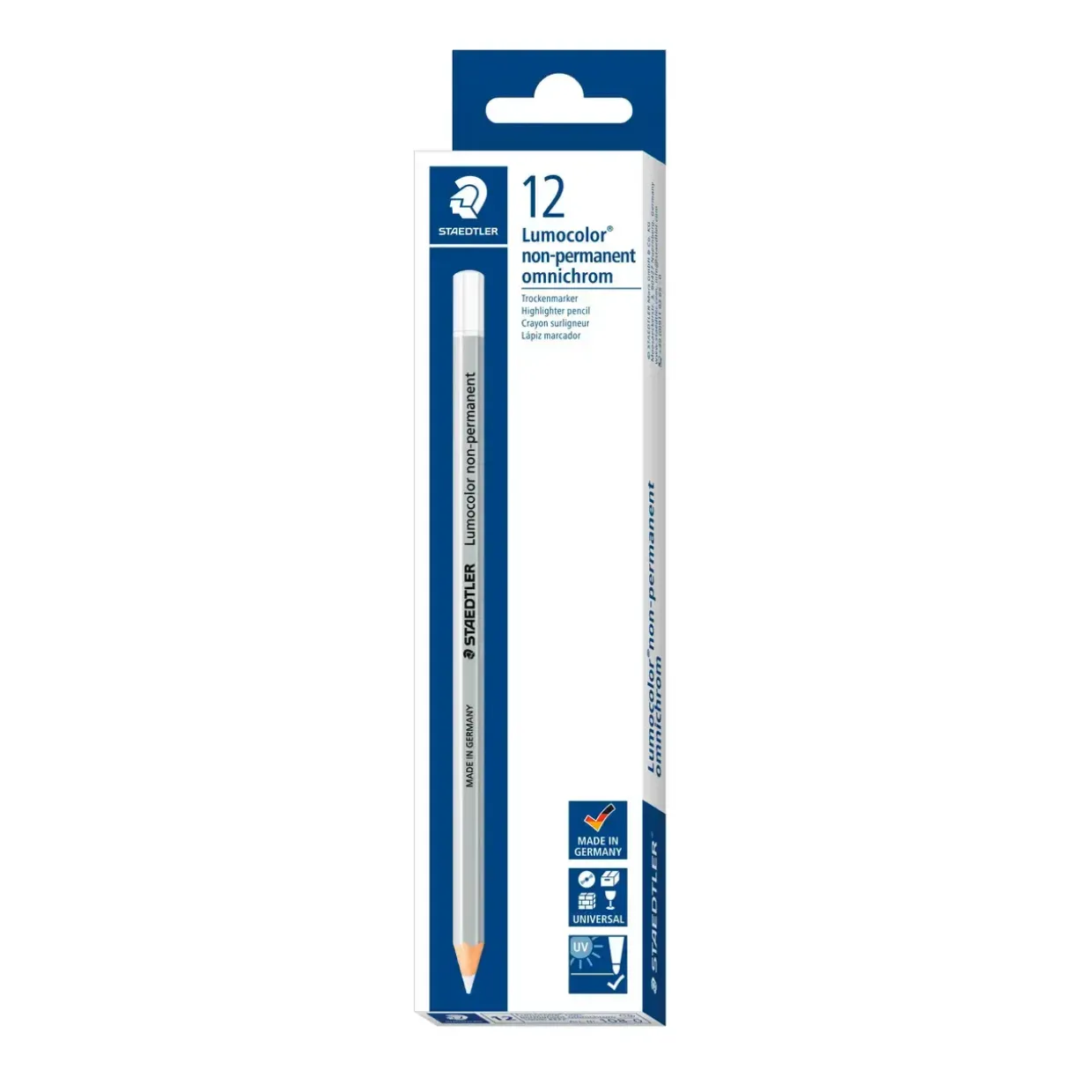 Staedtler Marker Lumocolor non-permanent omnichrom hvid - Køb minimum 12 stk.