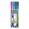 Staedtler Marker Lumocolor Perm 1,0mm ass (4) - Køb minimum 10 stk.