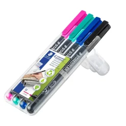 Staedtler Marker Lumocolor Perm 1,0mm ass (4) - Køb minimum 10 stk.