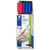 Staedtler Marker Lumocolor Perm 0,6mm ass (10)