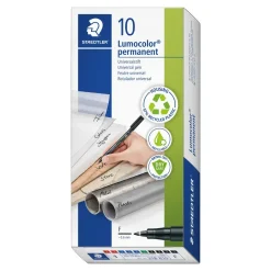 Staedtler Marker Lumocolor Perm 0,6mm ass (10)
