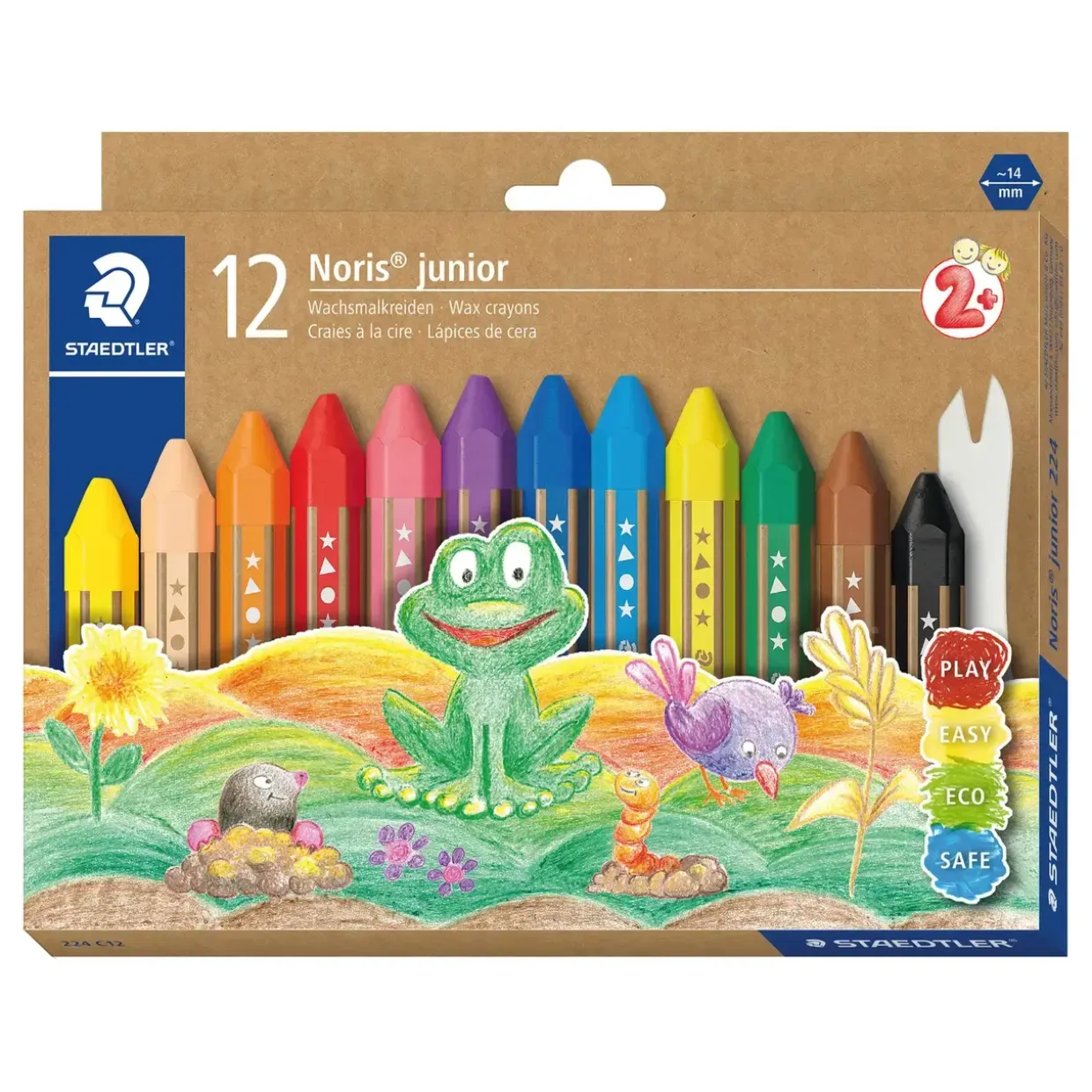 Staedtler Voksfarver Noris Junior ass (12)