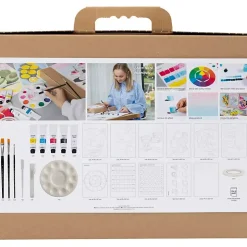 Start DIY Kit Gouache, Malerier, ass. farver, 1 pk.