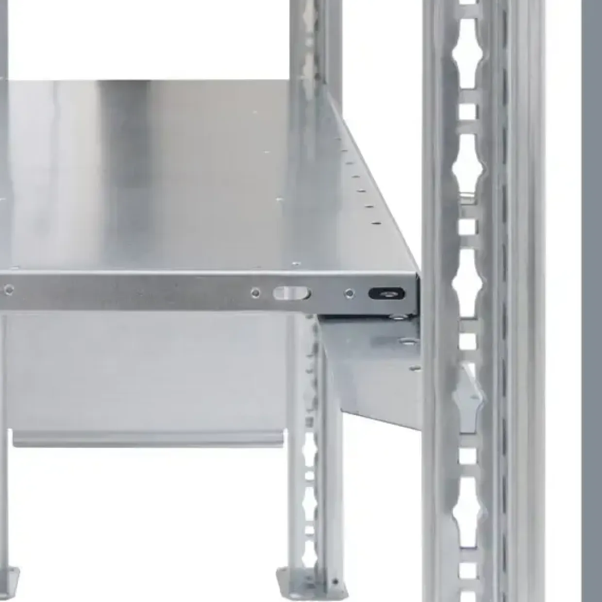 Startsektion Boltless lagerreol, bjælker 2000x750x300 150 kg/hylde