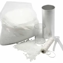 Startsæt til lysstøbning - DIY - 5 kg paraffin - 1 sæt