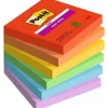 Sticky Notes - Post-it 3M Super Sticky 76x76 mm Playful - 6 blokke