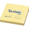 Sticky Notes - Tartan Notes - Gule - 76 x 76 mm - 12 blokke - Køb minimum 144 stk.