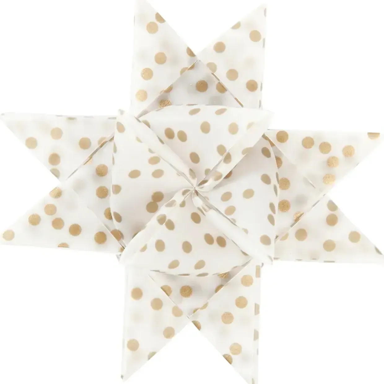 Stjernestrimler Vivi Gade hvid guld metalfolie B: 15 + 25 mm diameter 6,5 + 11,5 cm L: 44 + 86 cm - 48 stk