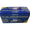 Ståluld Minatol med sæbe - 10 stk