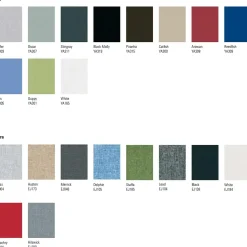 Stof opslagstavle med aluramme 150 x 120 cm Lintex Boarder - FLERE FARVER